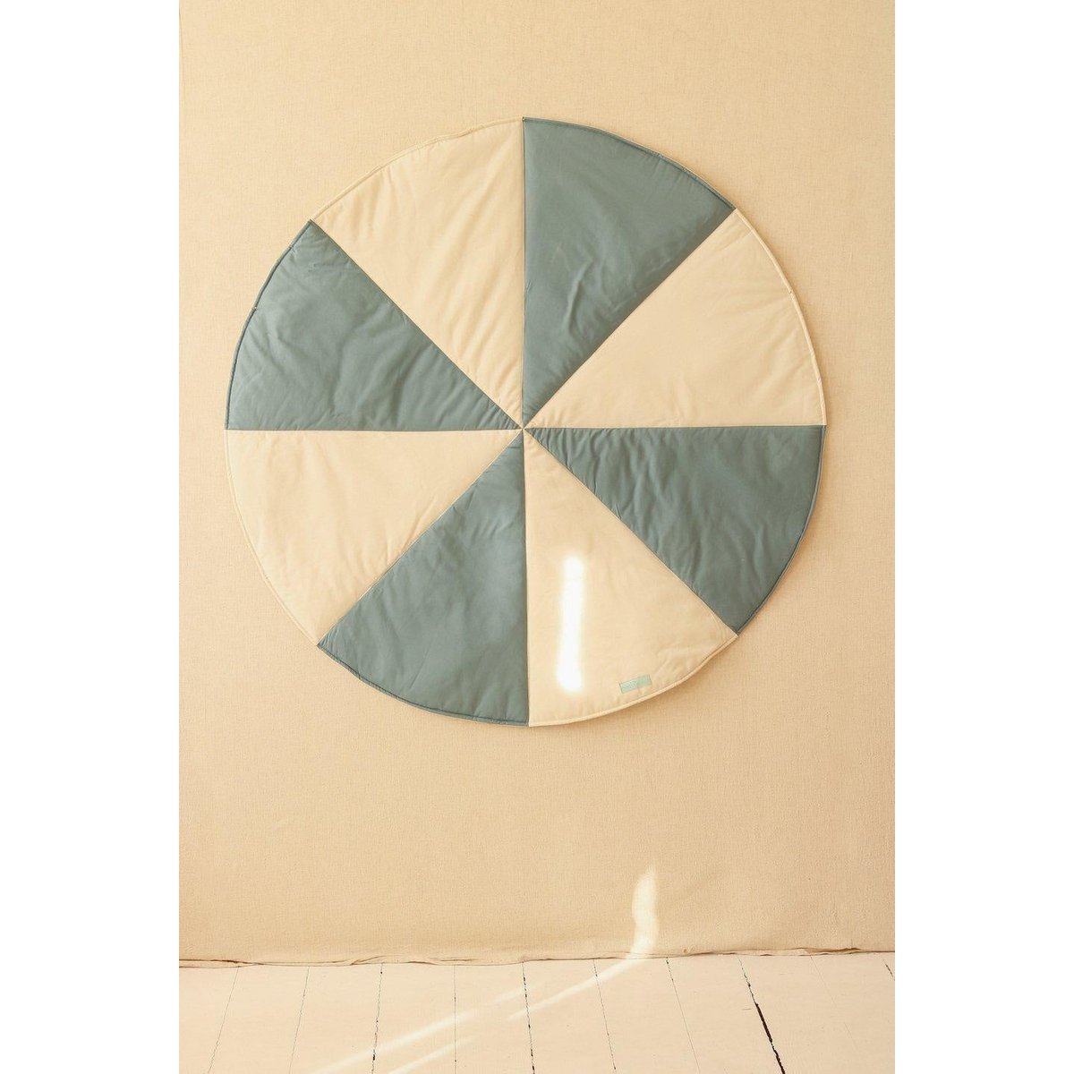 Isla patchwork mat – blauw