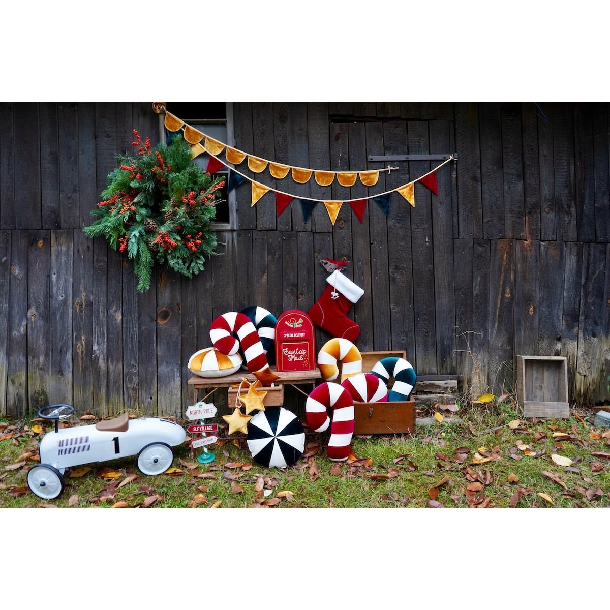 Ayla halvemaan slinger - mosterd