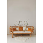 Liva velvet kussen – wit