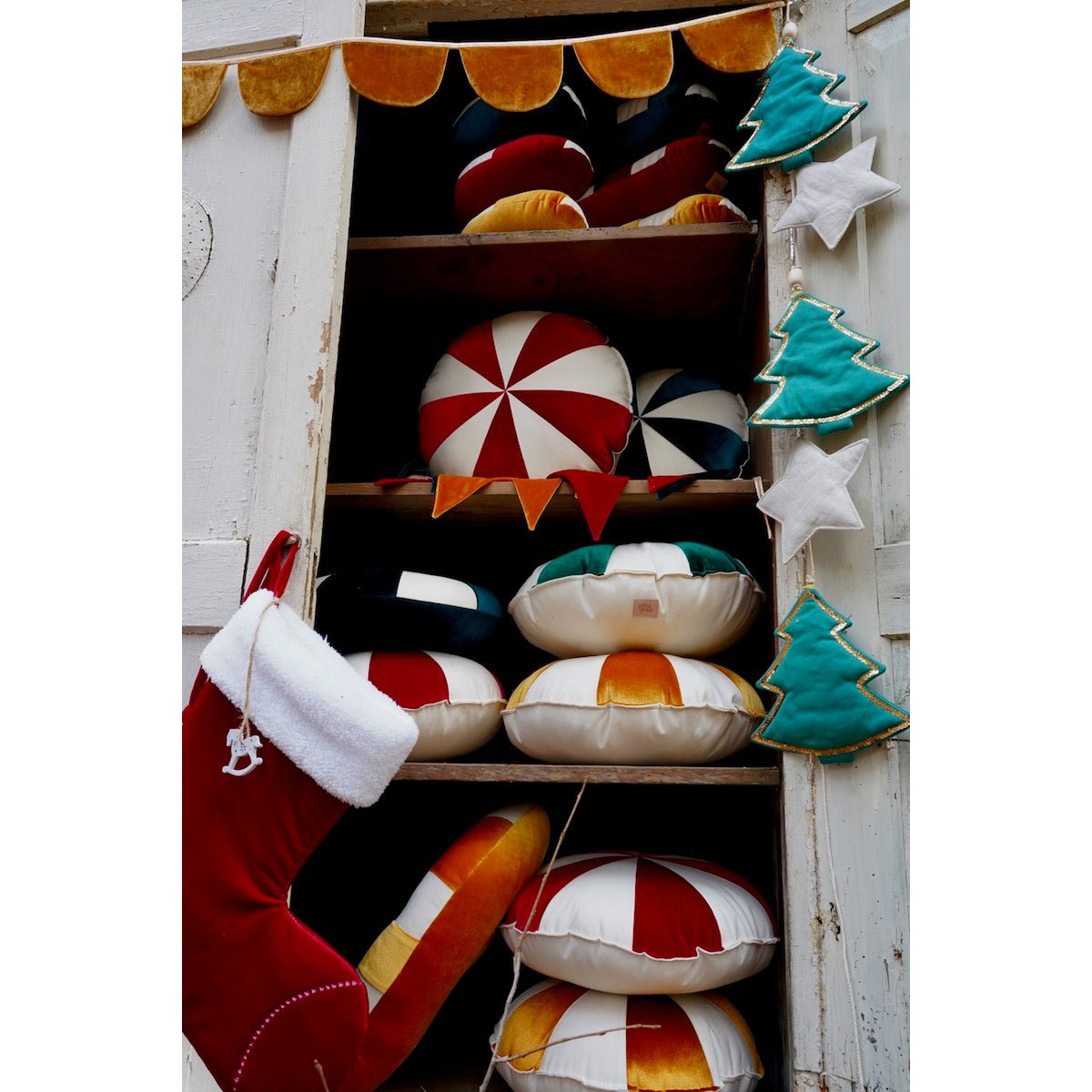 Ayla halvemaan slinger - mosterd