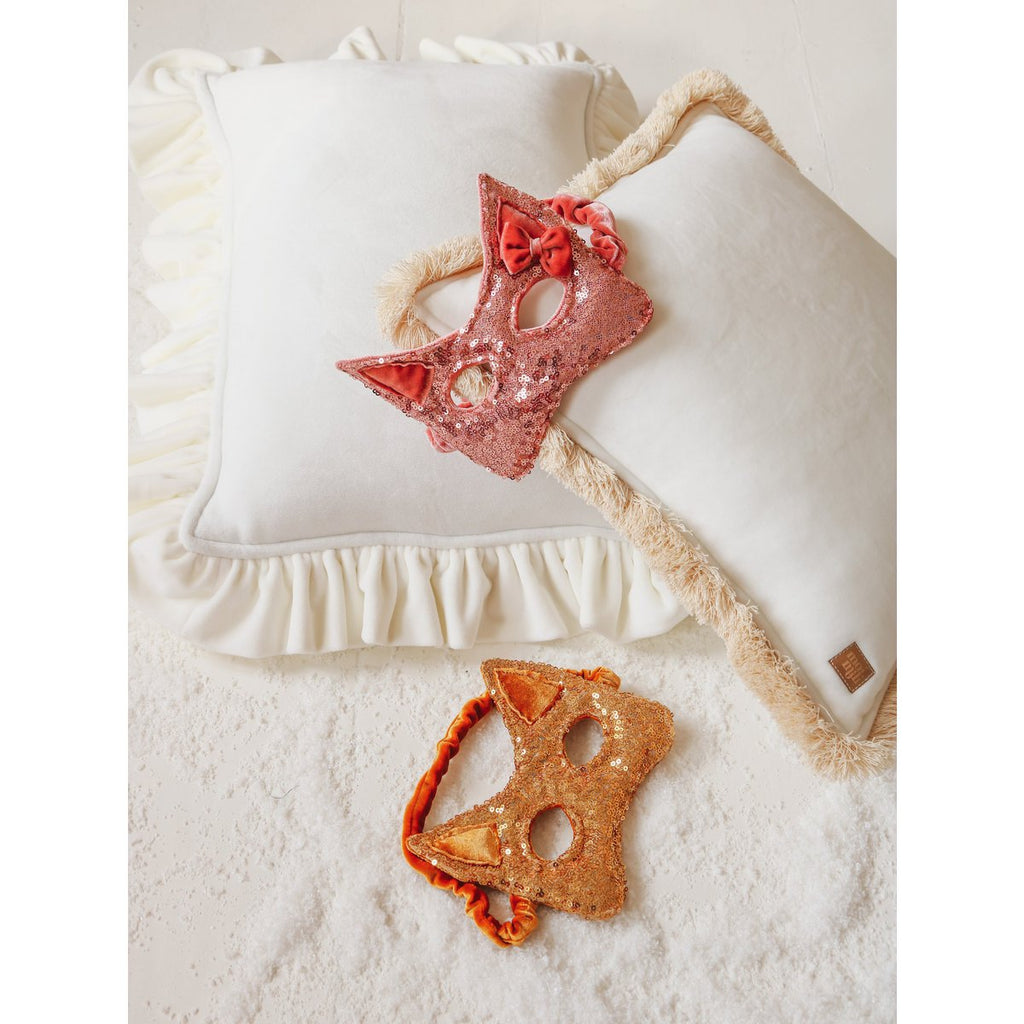 Liva velvet kussen – wit