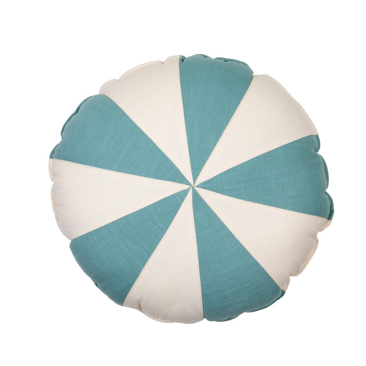 Mila patchwork kussen – blauw