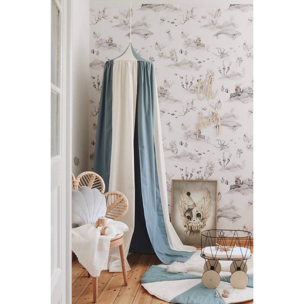 Celia luifel – blauw