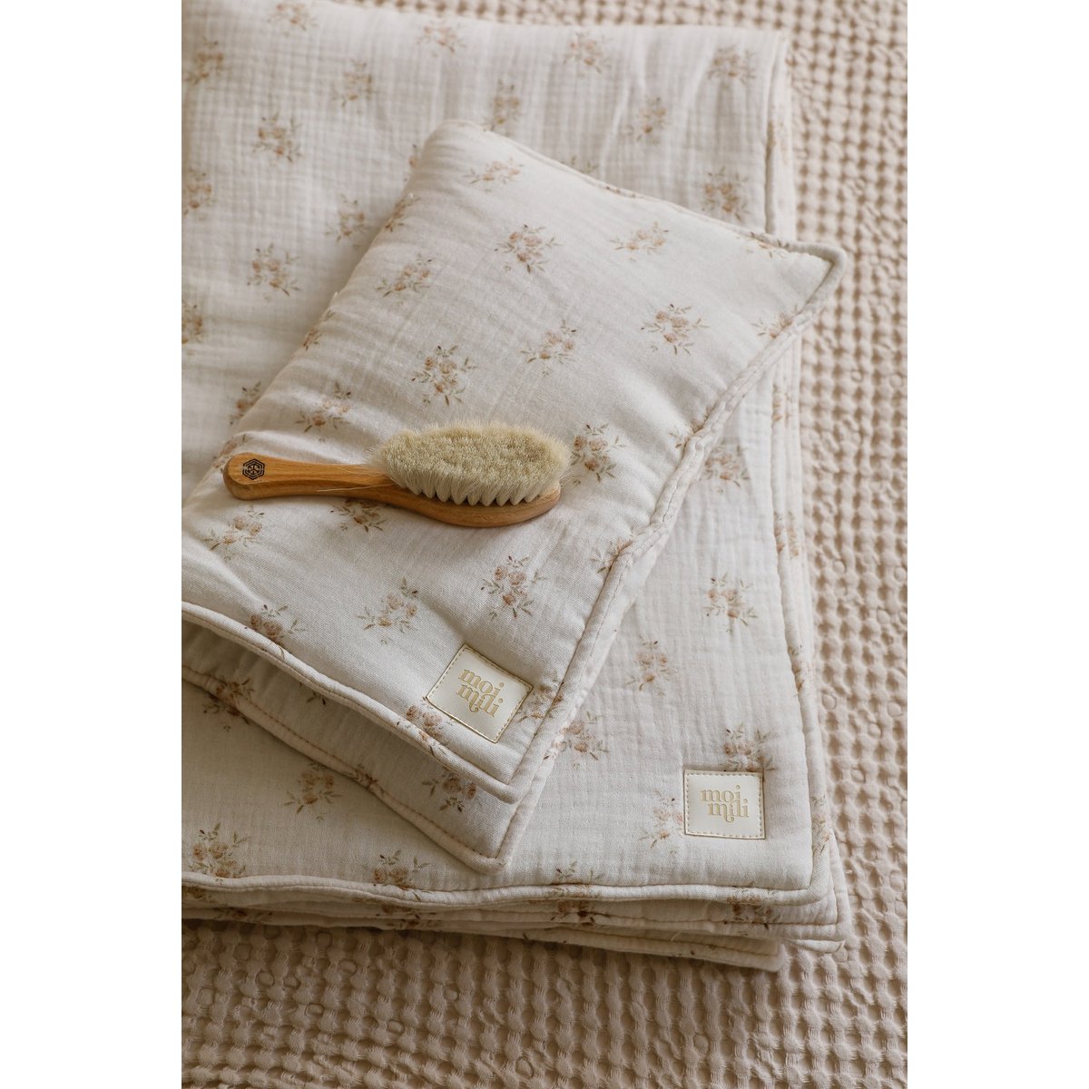 Boho mousseline overtrekset – flowers