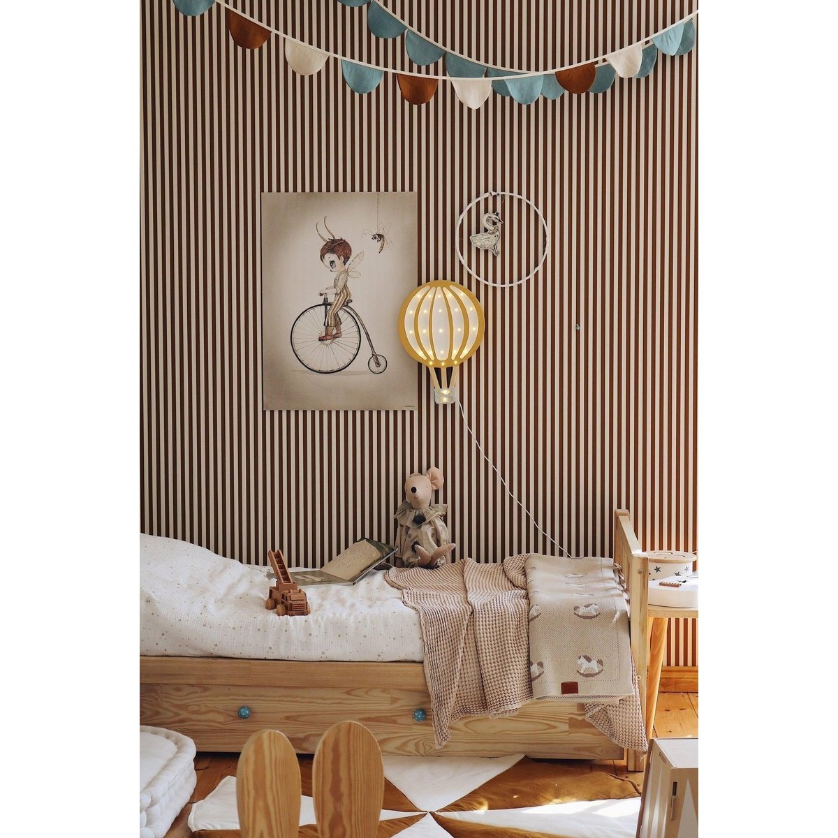 Ayla halvemaan slinger - multicolor