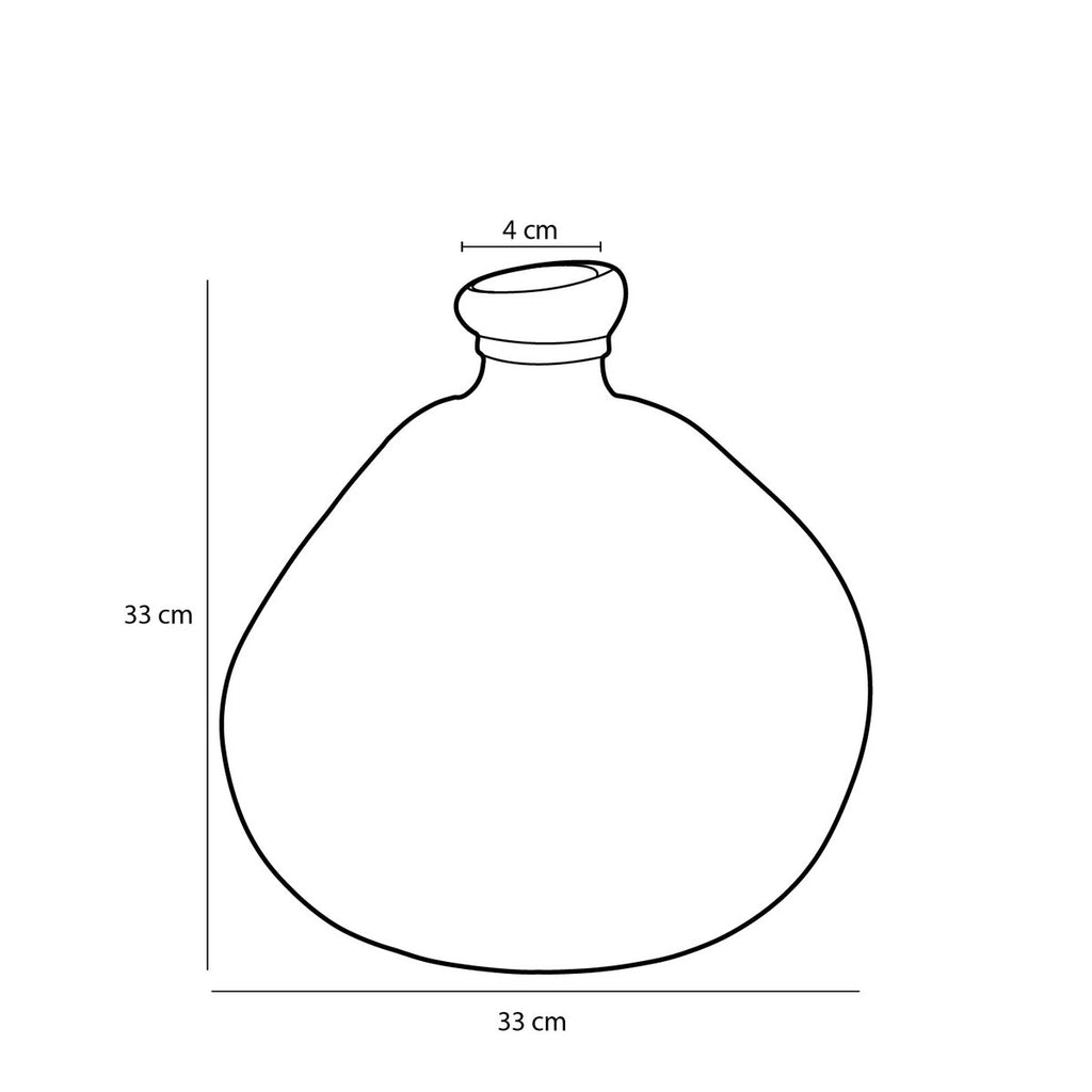 Pinto vaas - antraciet