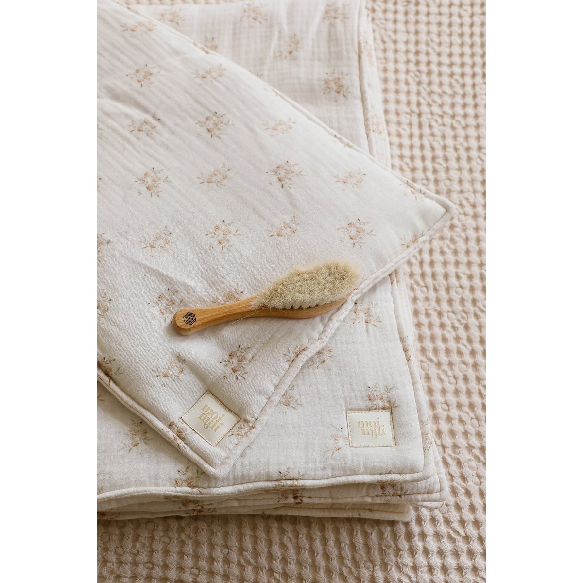 Boho mousseline overtrekset – flowers