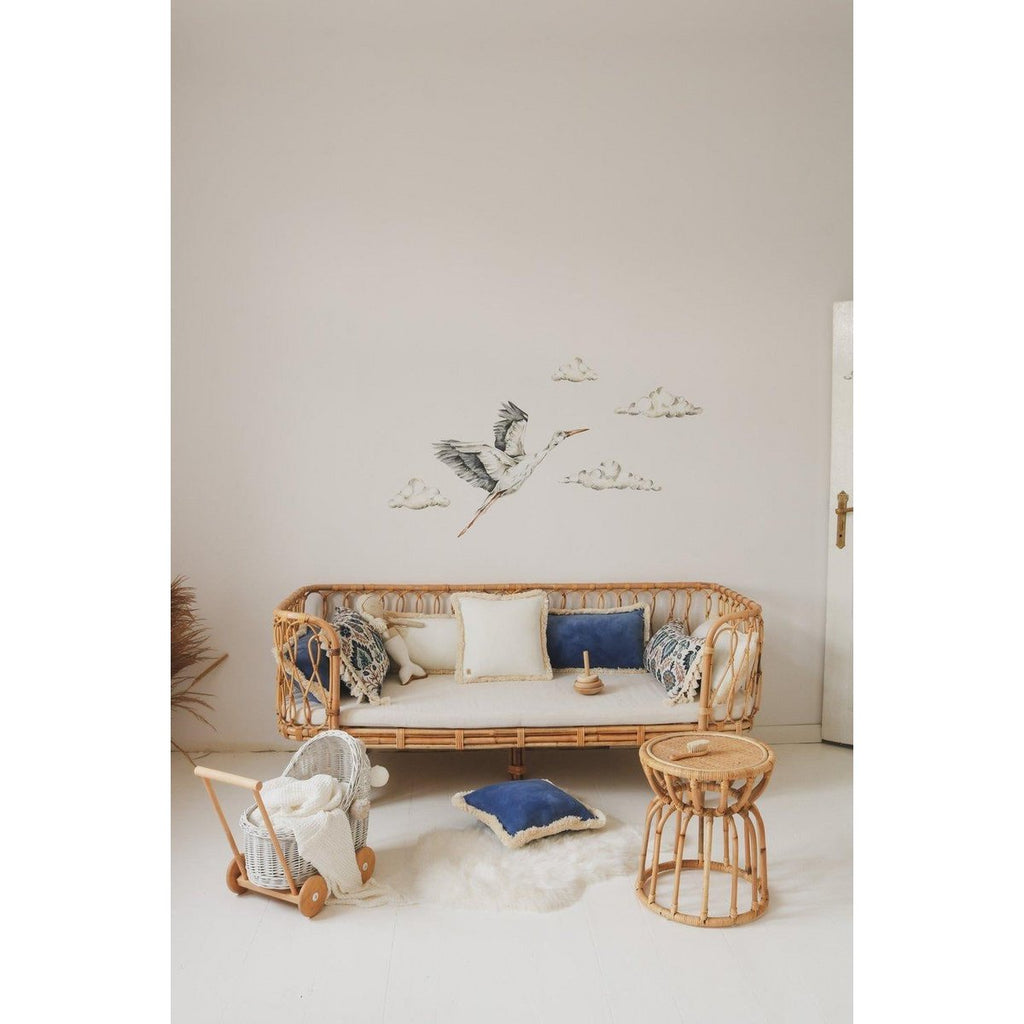 Liva velvet kussen – wit