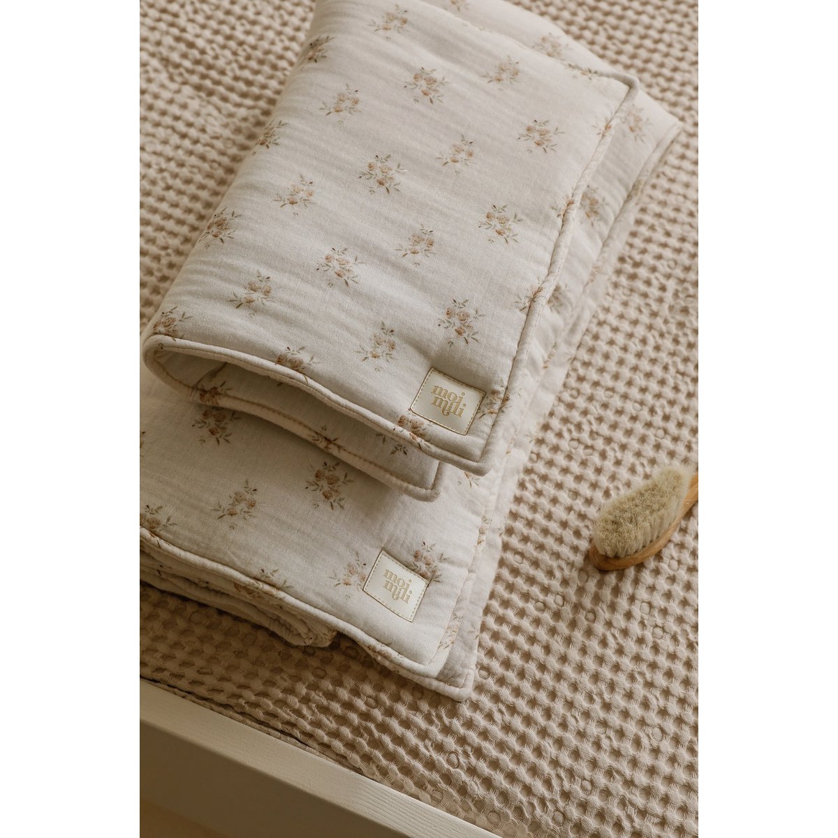 Boho mousseline overtrekset – flowers