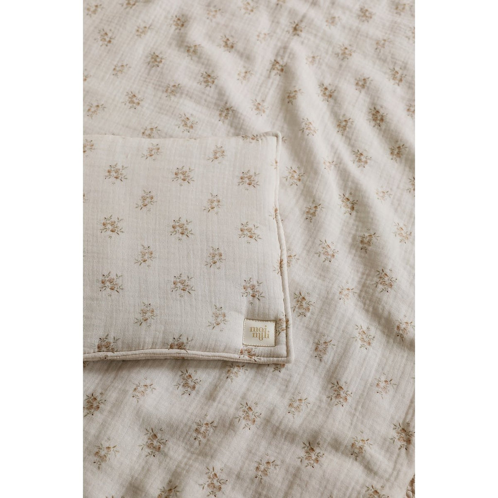 Boho mousseline overtrekset – flowers