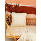 Liva velvet kussen – wit