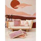 Liva velvet kussen – wit