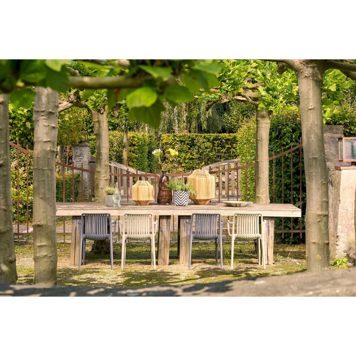 Pinto vaas - donkerbruin