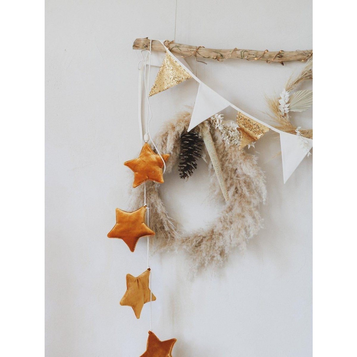 Sofie sterren slinger - gold dust