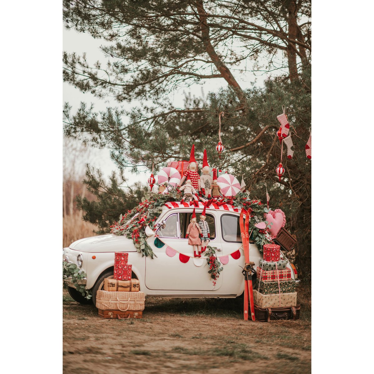 Riva slinger – rood geruit