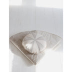 Mila patchwork kussen – crème