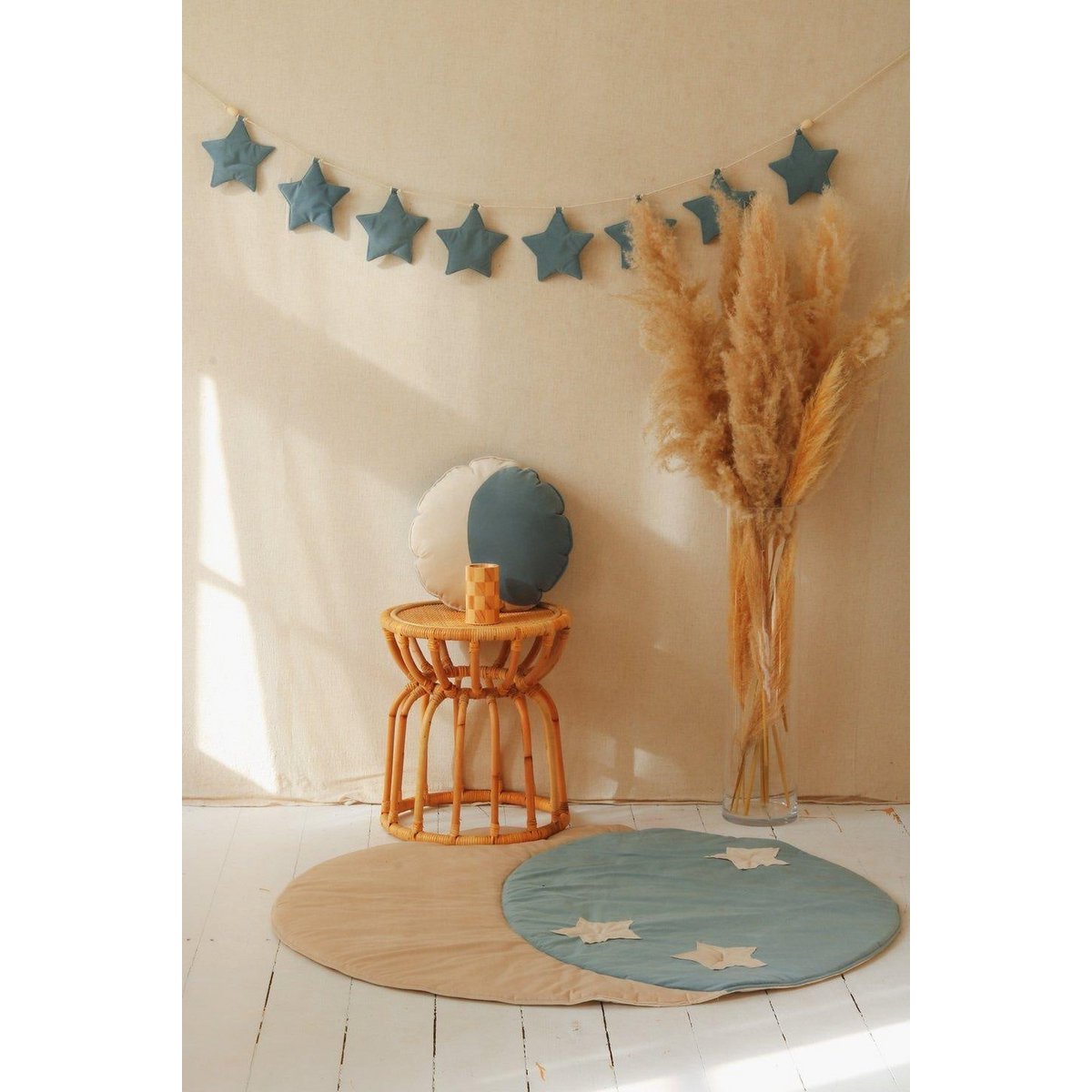 Janna schelp kussen – groen